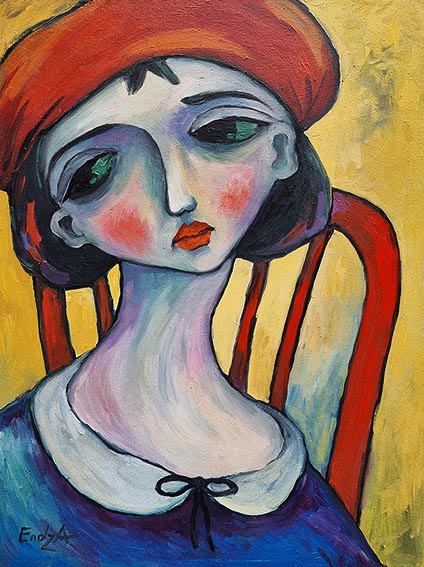 The Girl in the Red Hat