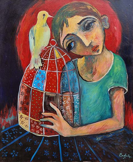 Boy With A Bird