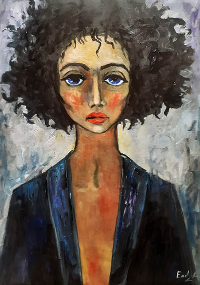 The Girl With Black Hair