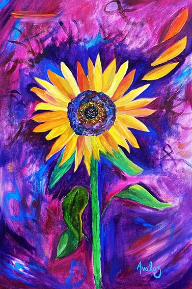Sunflower Taking Flight